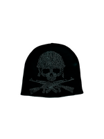 "SKULL" BEANIE BLACK