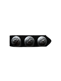 "ROLLING STONE" BRACELET BLACK