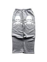 "SKULL" SWEATS GRAY