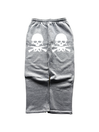 "SKULL" SWEATS GRAY